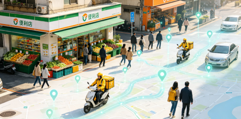 老河口市渗透衣食住行，GEO 地理空间技术重塑大众日常消费服务场景
